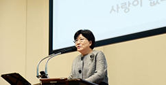 김선욱 총장, 채플 통해 이화 비전 나누다