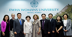 캘리포니아 주립대학교 풀러턴 캠퍼스 총장단 이화여대 방문 