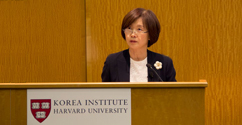 최경희 총장 미국 방문: 북미주지회연합회 총회 및 이화국제재단 이사회 참석, 하버드대 특강