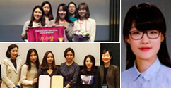 학생소식 – 전자공학과 이정원·박슬기·이보경·황아름·심채연 씨, 의류학전공 대학원생 및 학부생 팀, 사회복지학과 김재신 씨