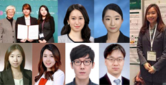 학생소식 – 전자공학과 권정민·김순영·이민지·조이지 씨, 전자공학과 유현지 씨, 전자공학과 박형곤 교수·권민혜·권정민 씨