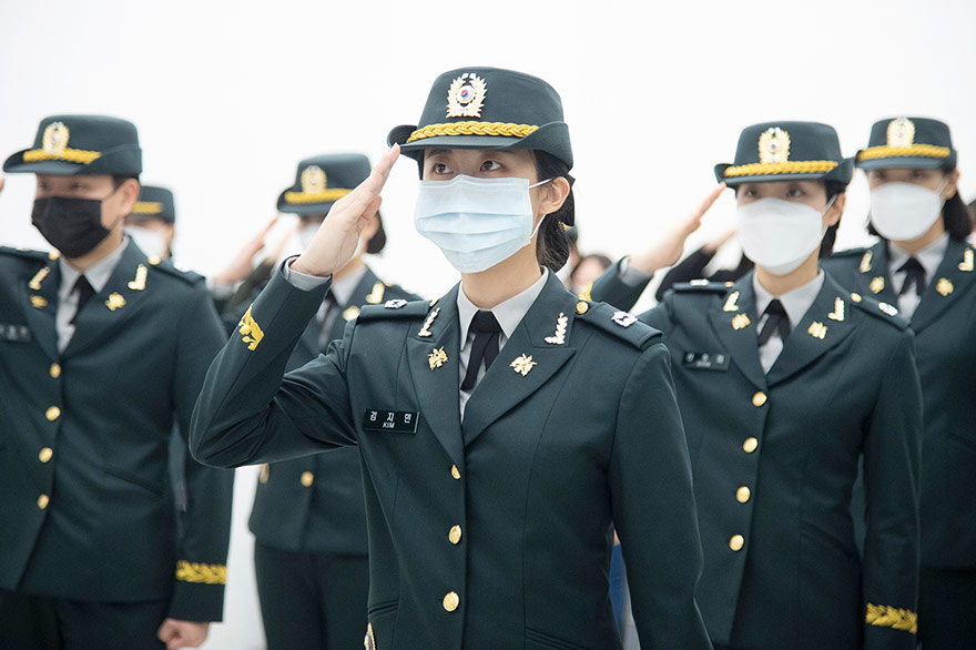 본교 학군단 사관후보생 22명 소위 임관 