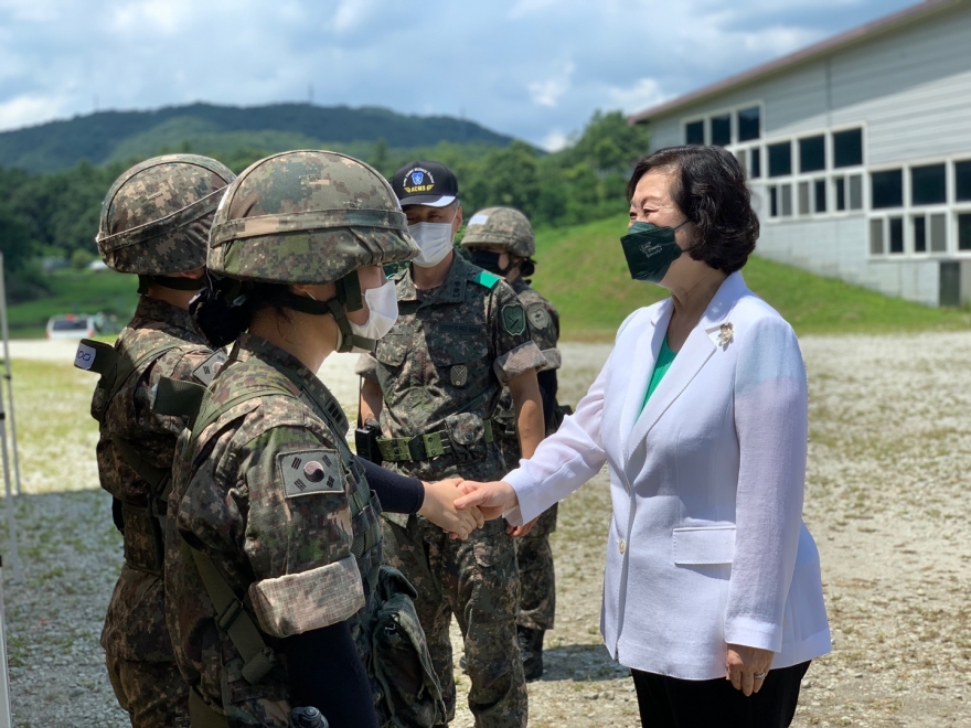 [동정] 2021 학군단 하계입영훈련 위문 방문