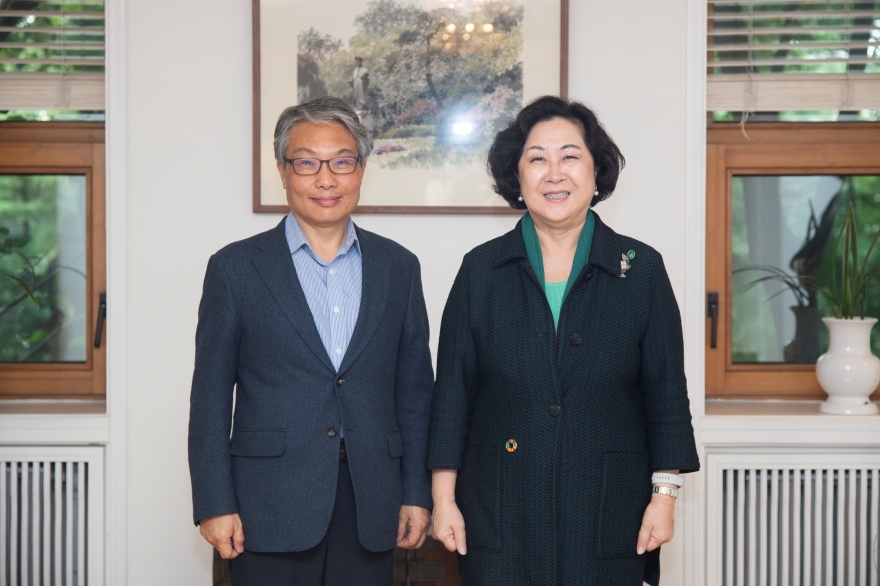 [동정] 최병일 한국고등교육재단 사무총장 총장 초청 오찬