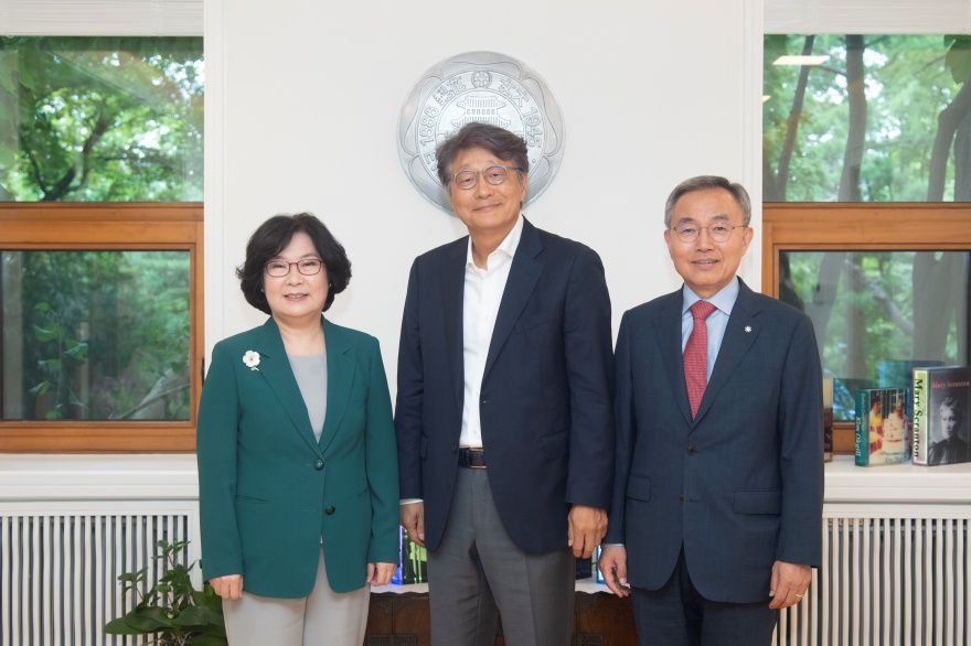 [동정] 구자겸 NVH 회장 김우승 전 한양대학교 총장 접견 및 총장 초청 오찬