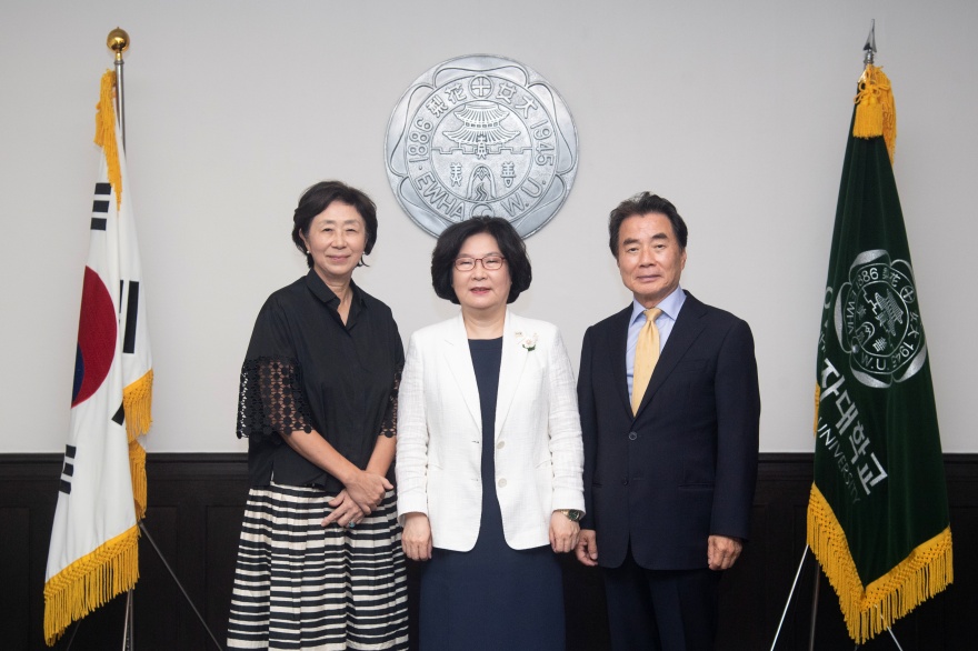 [동정] 이장한 종근당 회장, 정재정 고촌재단 이사장 접견 및 총장 초청 만찬